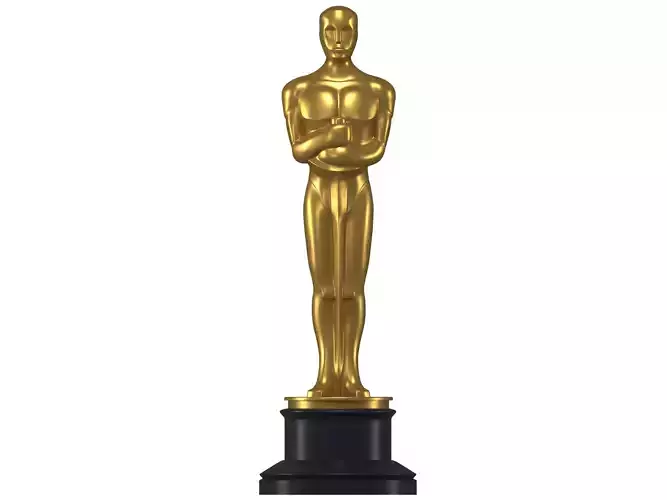 Oscar statuette 3D model