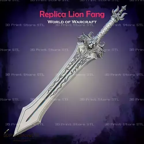 Replica Lion Fang Cosplay World Of Warcraft - STL File