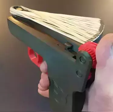 Rubber Band Shooter with 21 Slot Magazine