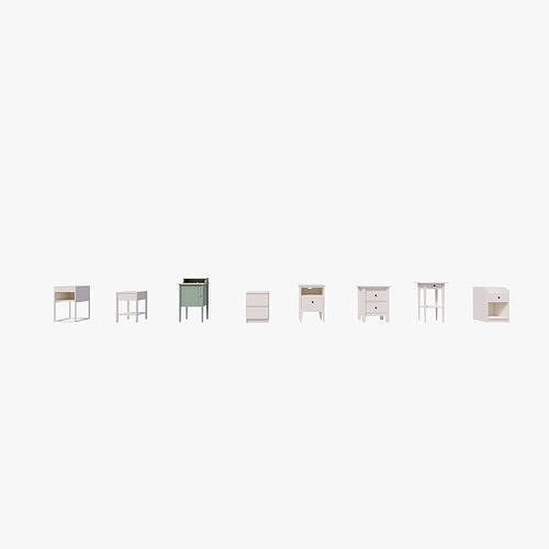  8 IKEA Nightstand 3D model