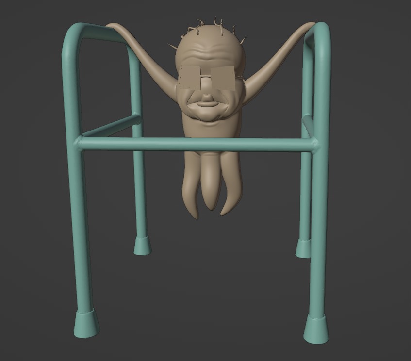 Granny Cuyler 3D print model_1