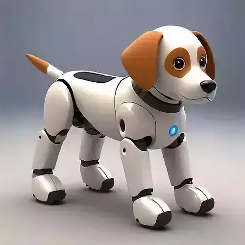 Cute Robotic Dog 3D model