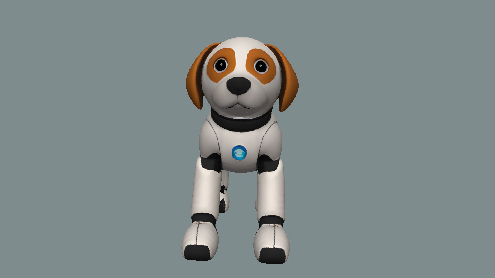 Cute Robotic Dog 3D model_5