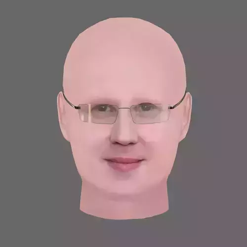 Matt Lucas Head - Low poly head for game