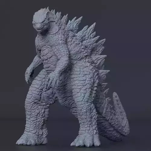 Godzilla 2014 - Angry Pose 3D print model