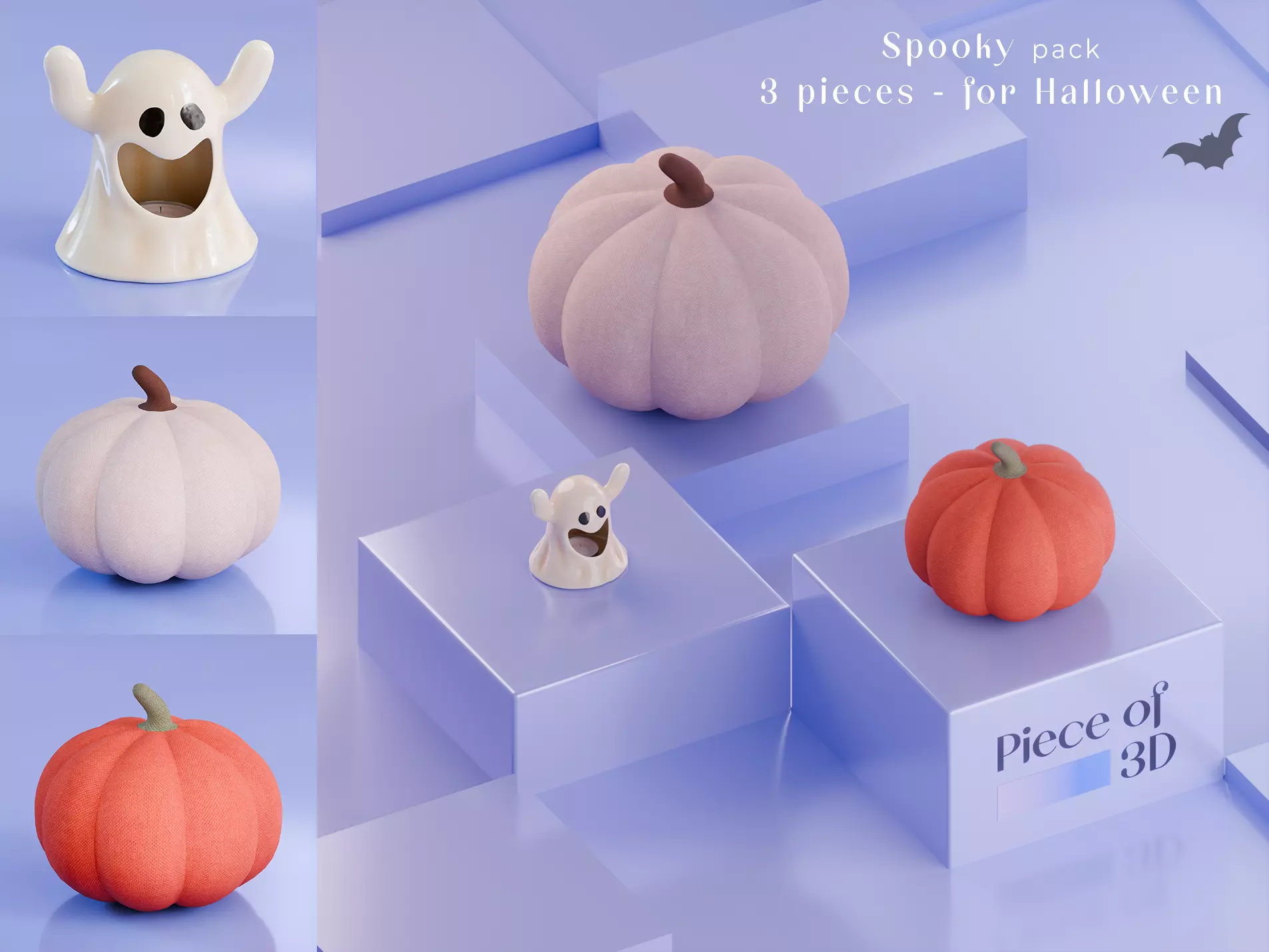 SPOOKY PACK - Halloween special - 3 pieces Free 3D model