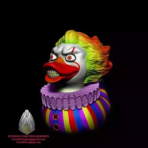 Clown Duck 3D DIGITAL DOWNLOAD