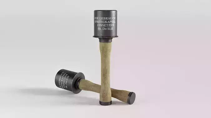 German Stick Grenade Stielhandgranate