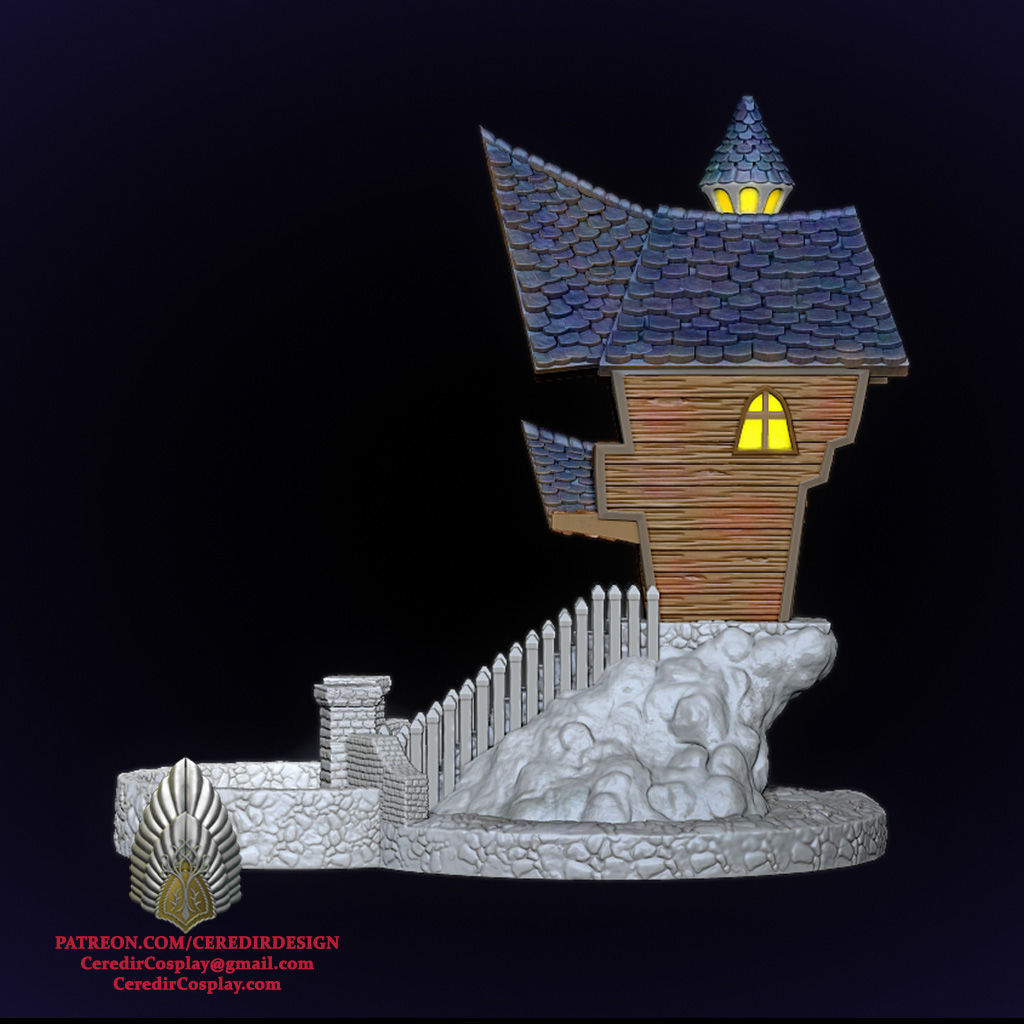 Nightmare before Christmas Dice Tower3D DIGITAL DOWNLOAD 3D print model_4