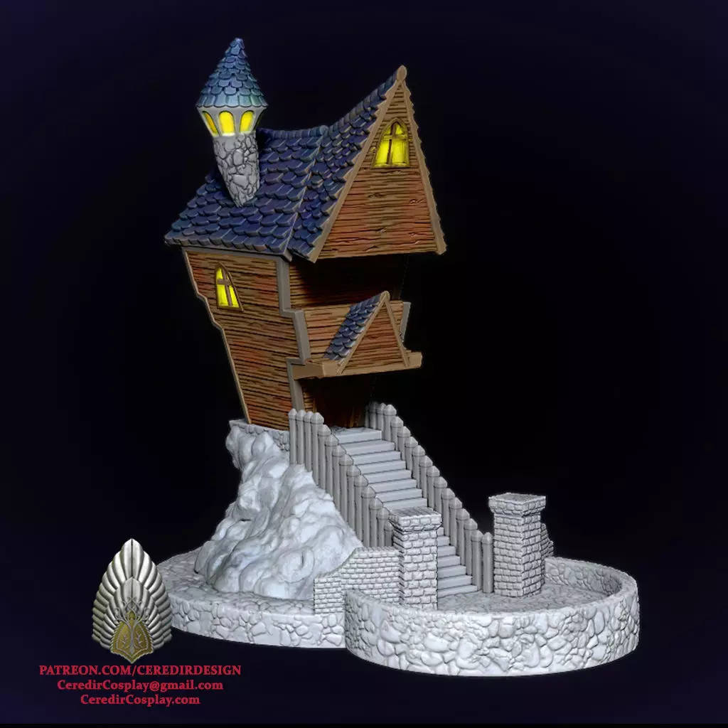 Nightmare before Christmas Dice Tower3D DIGITAL DOWNLOAD 3D print model_0