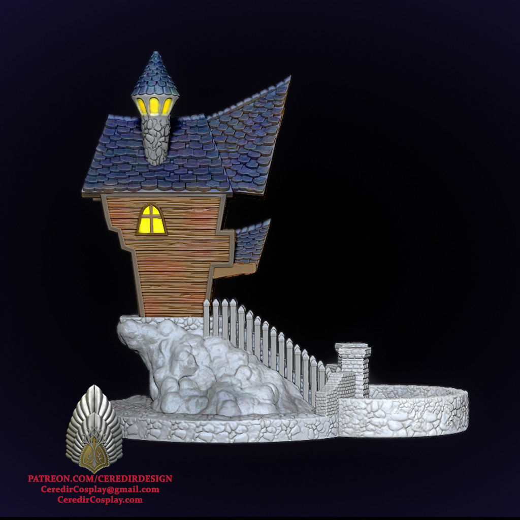 Nightmare before Christmas Dice Tower3D DIGITAL DOWNLOAD 3D print model_1