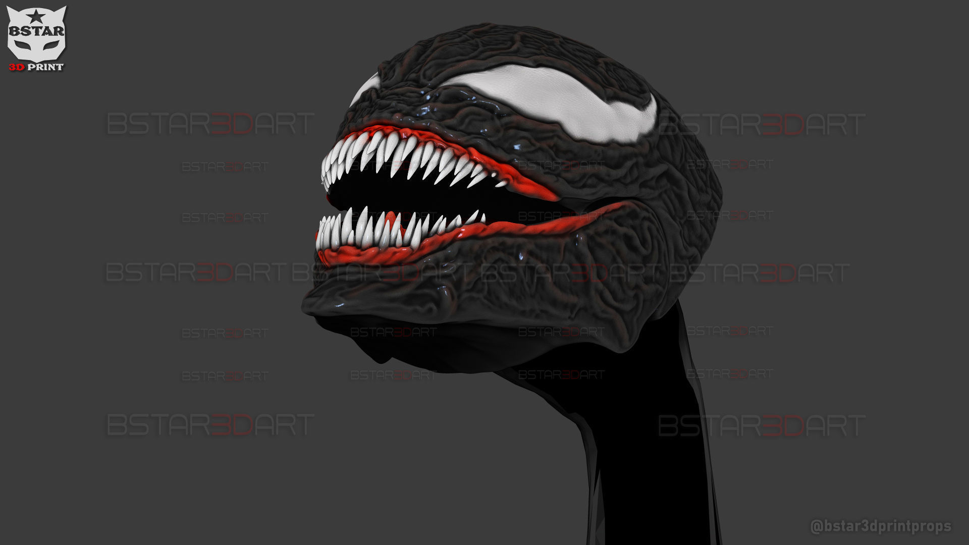 Venom Shadow Clone- Wearable in Hand - Marvel Comics 3D print model_21