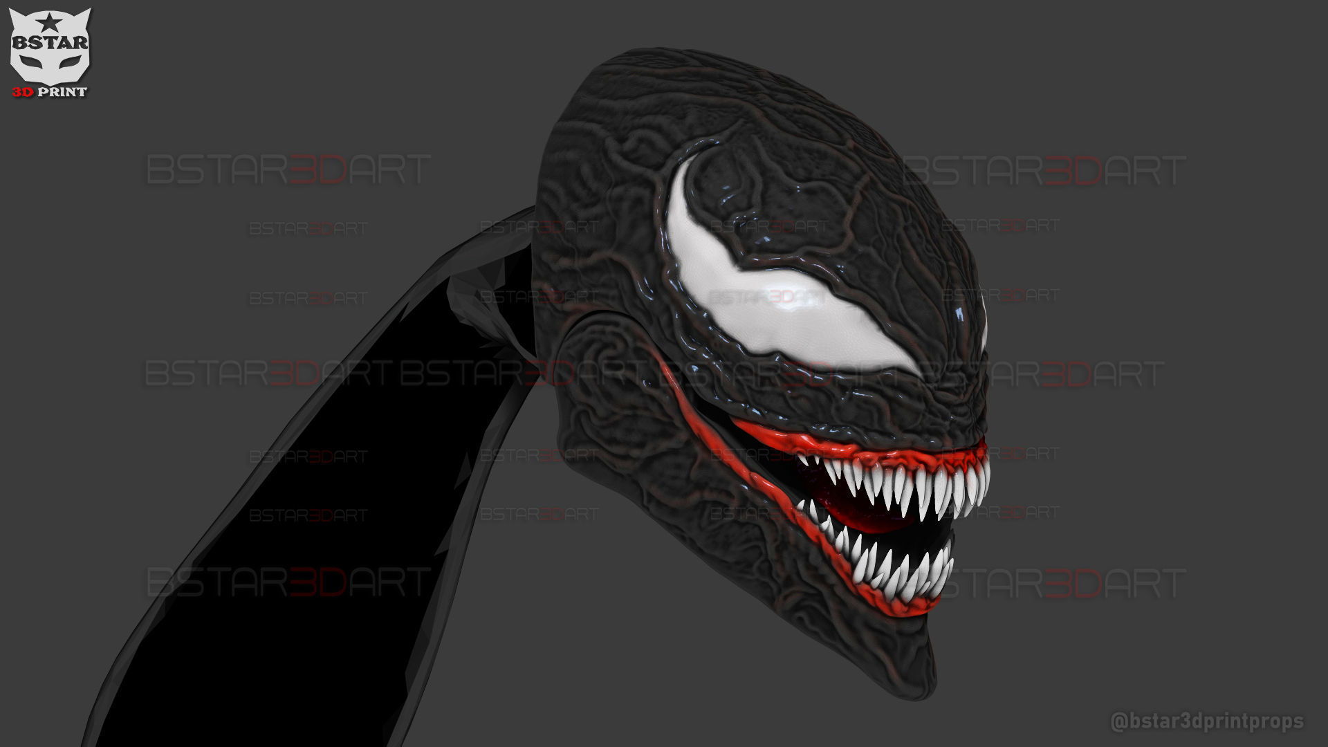 Venom Shadow Clone- Wearable in Hand - Marvel Comics 3D print model_20