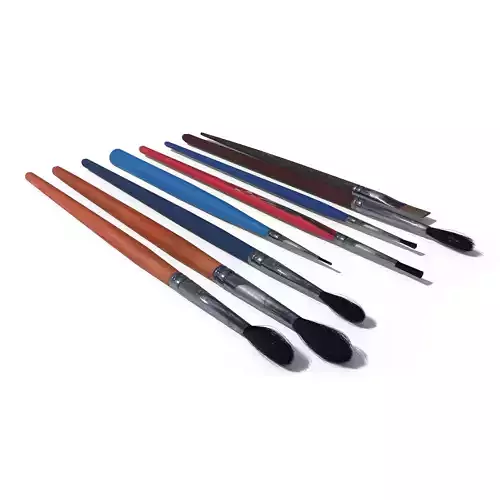 Paintbrush Pack 3D model