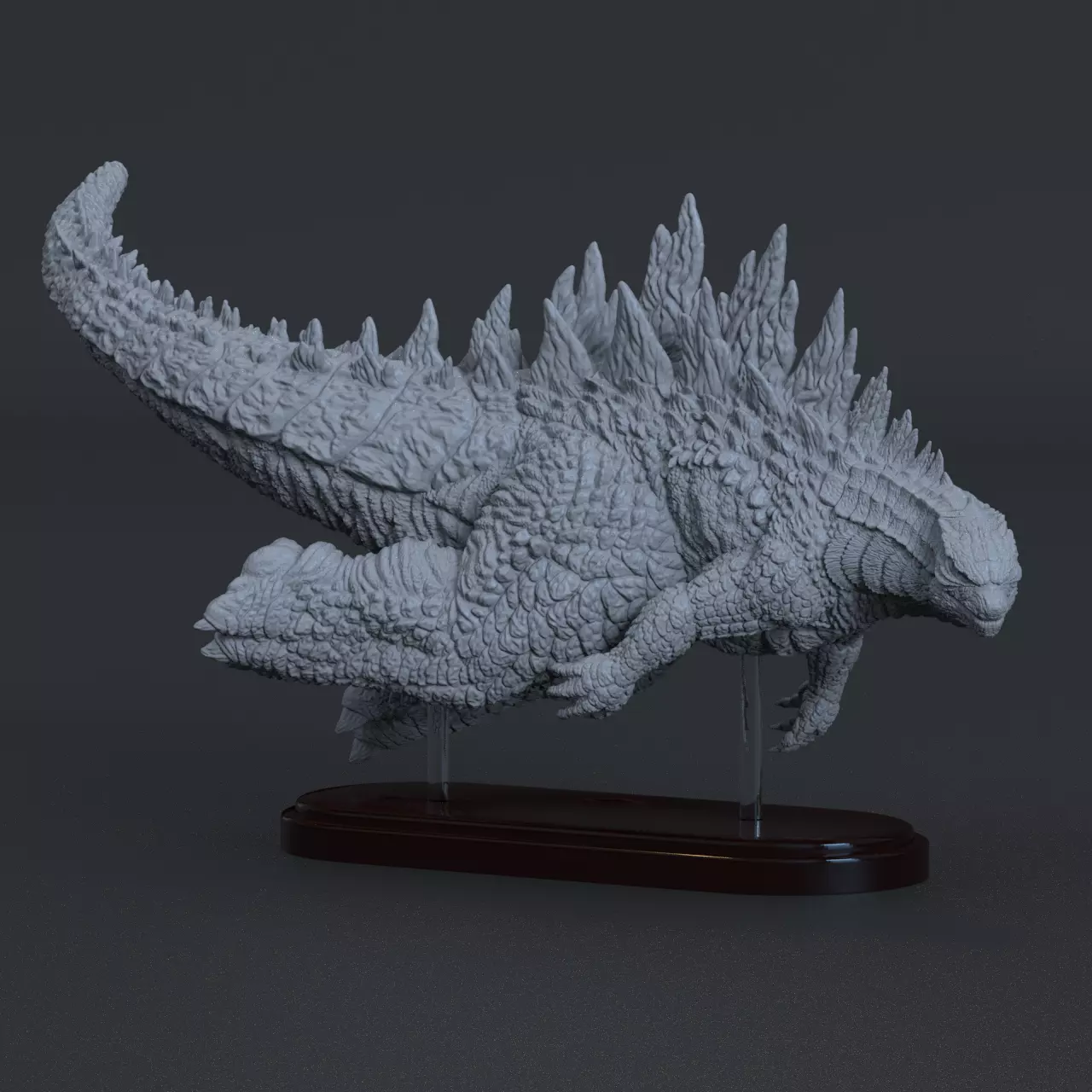 Godzilla 2014 - Swimming Pose 3D print model_0