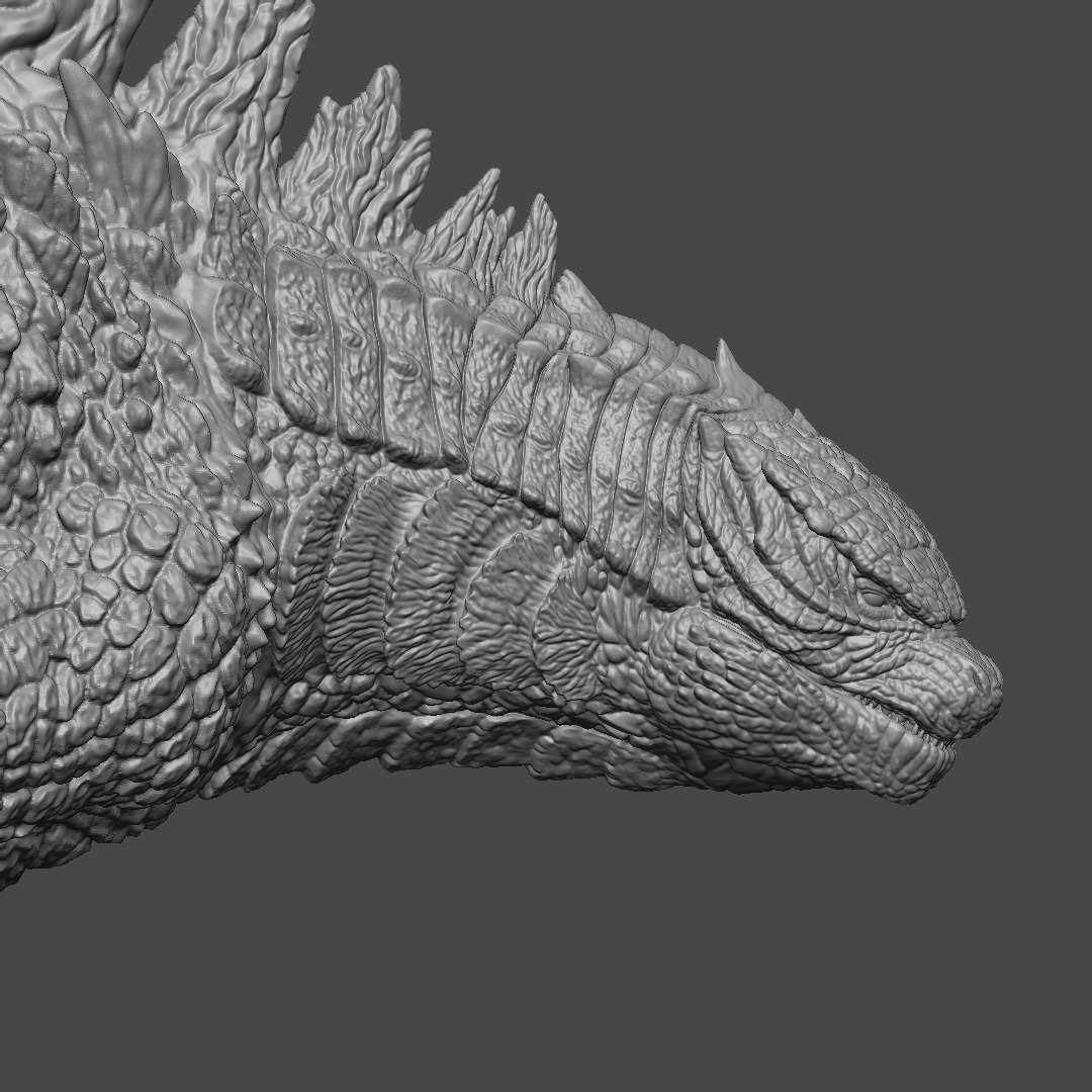 Godzilla 2014 - Swimming Pose 3D print model_4