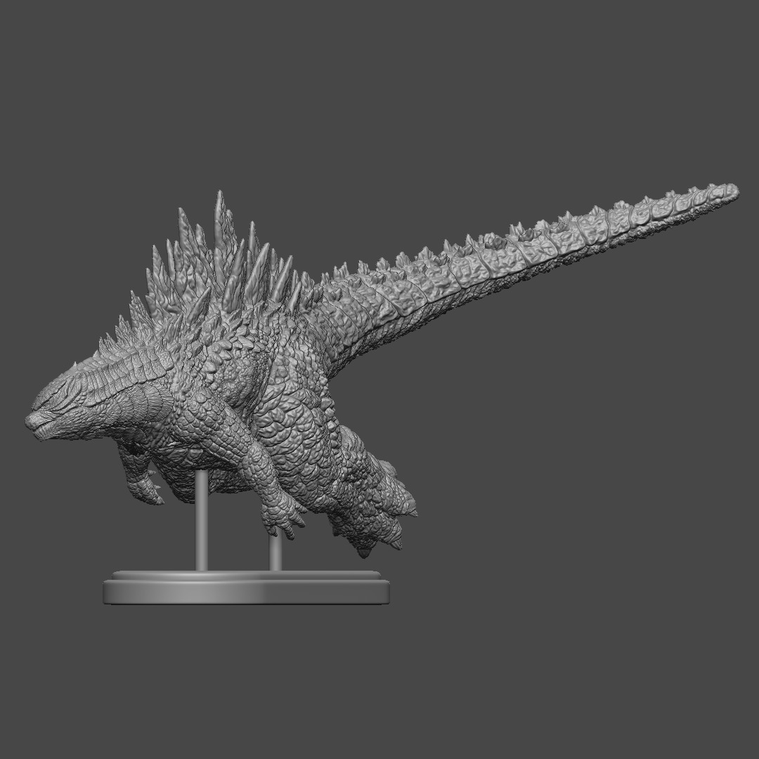 Godzilla 2014 - Swimming Pose 3D print model_6
