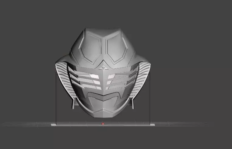 Kamen rider ouja cosplay helmet 3D print model_0