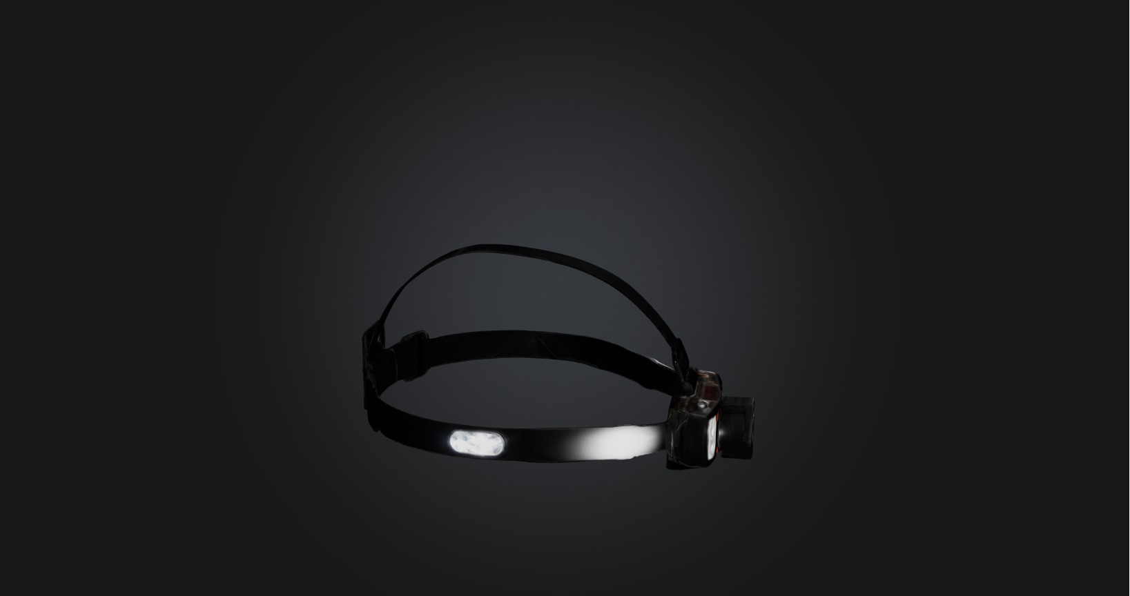 Headlamp Low-poly 3D model_5