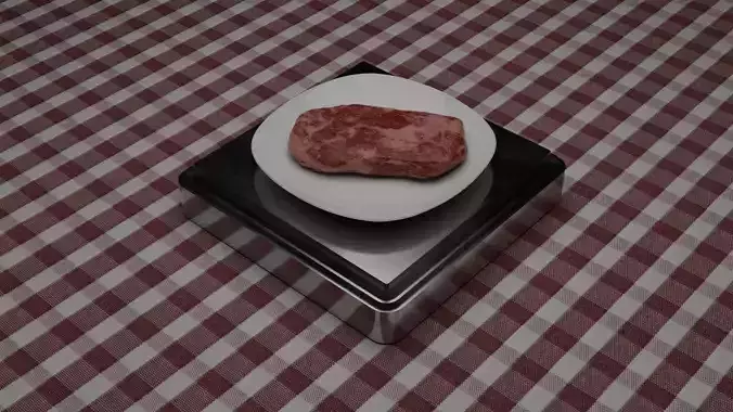 Beef Steak with Blender file