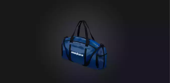 GYM BAG Low-poly 3D model