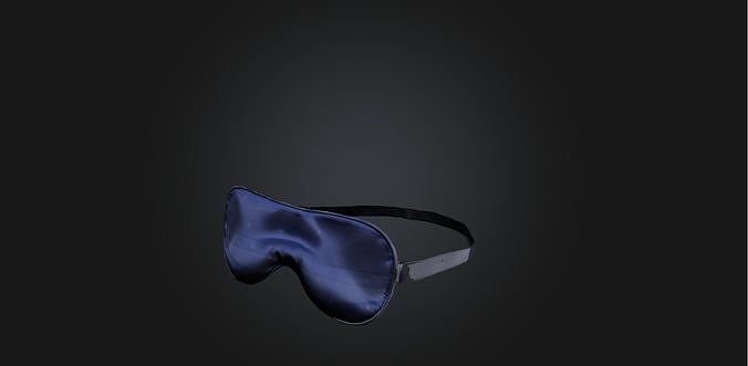 Sleeping mask Low-poly 3D model