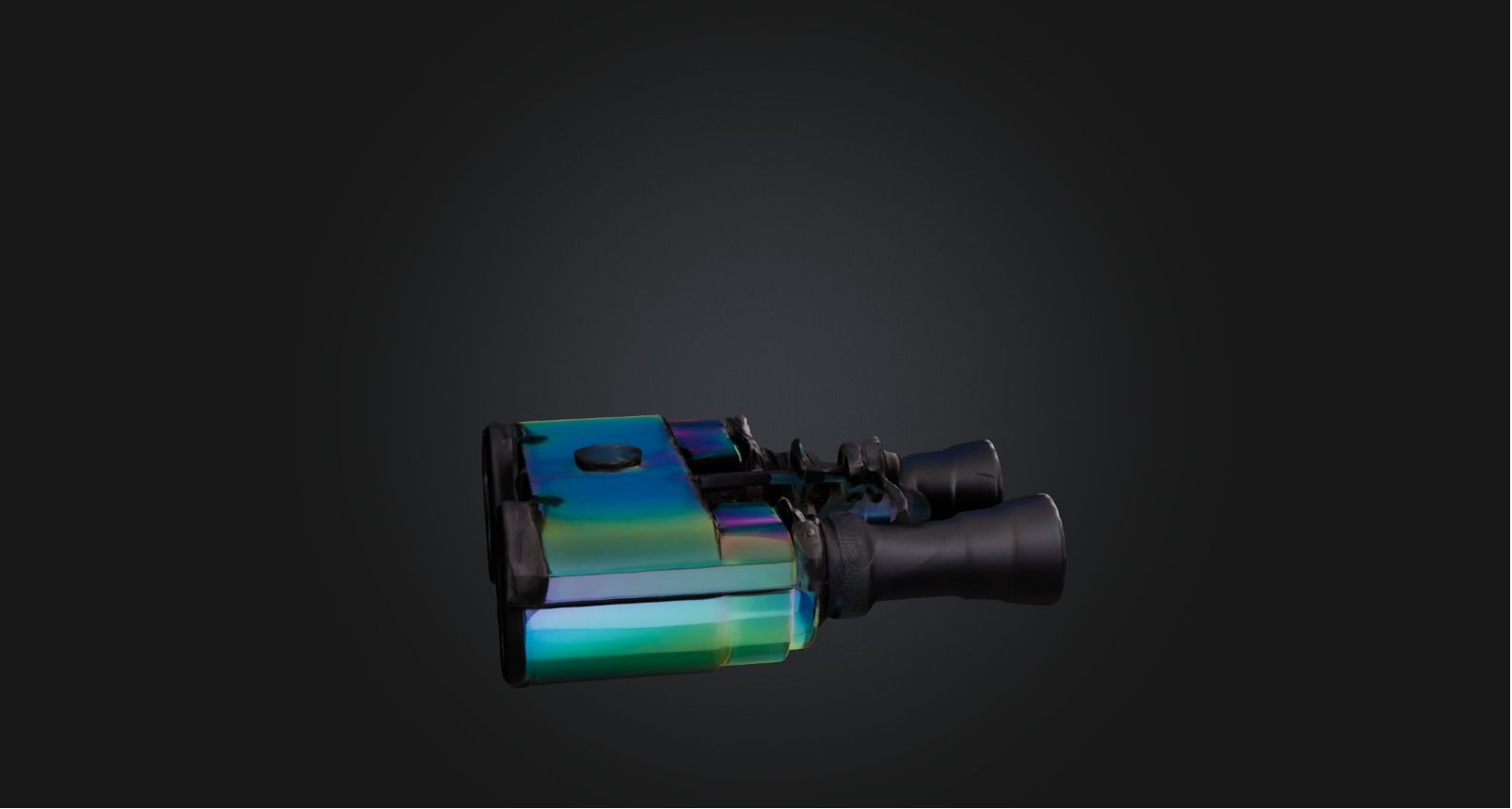 Binoculars Low-poly 3D model_6