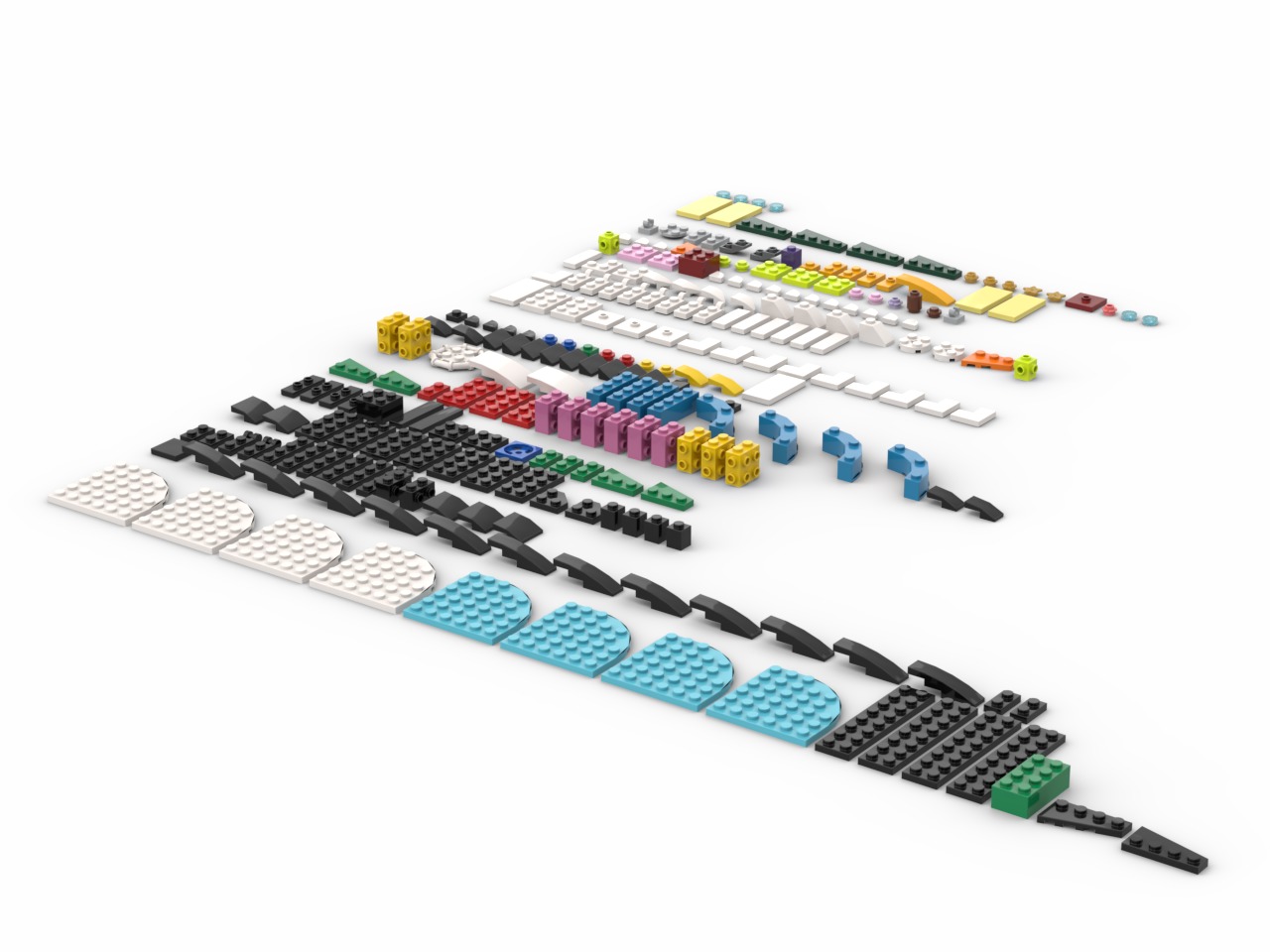 PixelBricks3D - Lego Christmas Penguin  3D print model_1