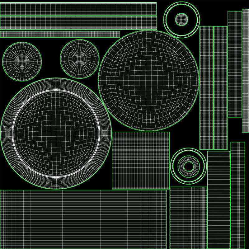Judge Hammer Low-poly 3D model_8