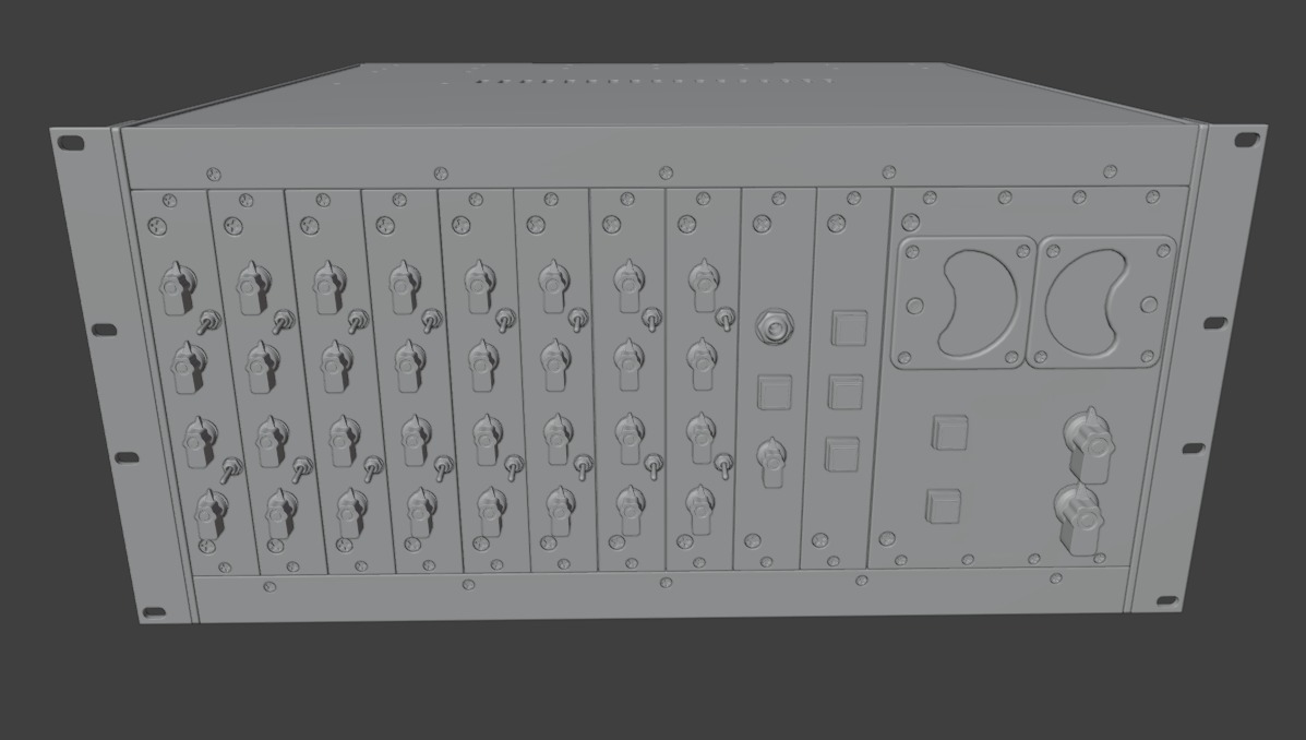 Chandler Limited TG Mini Rack Mixer 3D model_9