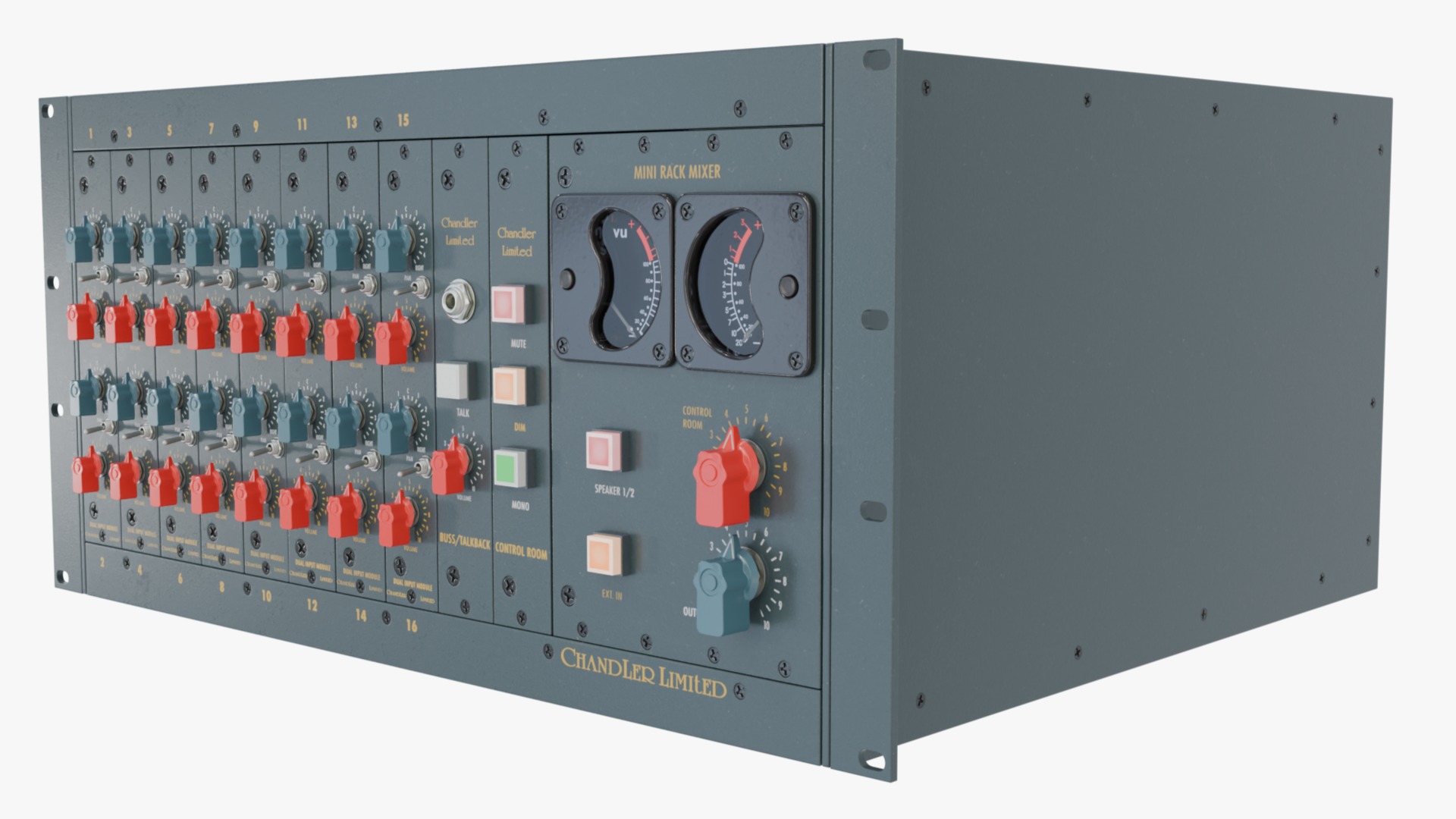 Chandler Limited TG Mini Rack Mixer 3D model_2