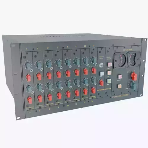 Chandler Limited TG Mini Rack Mixer 3D model