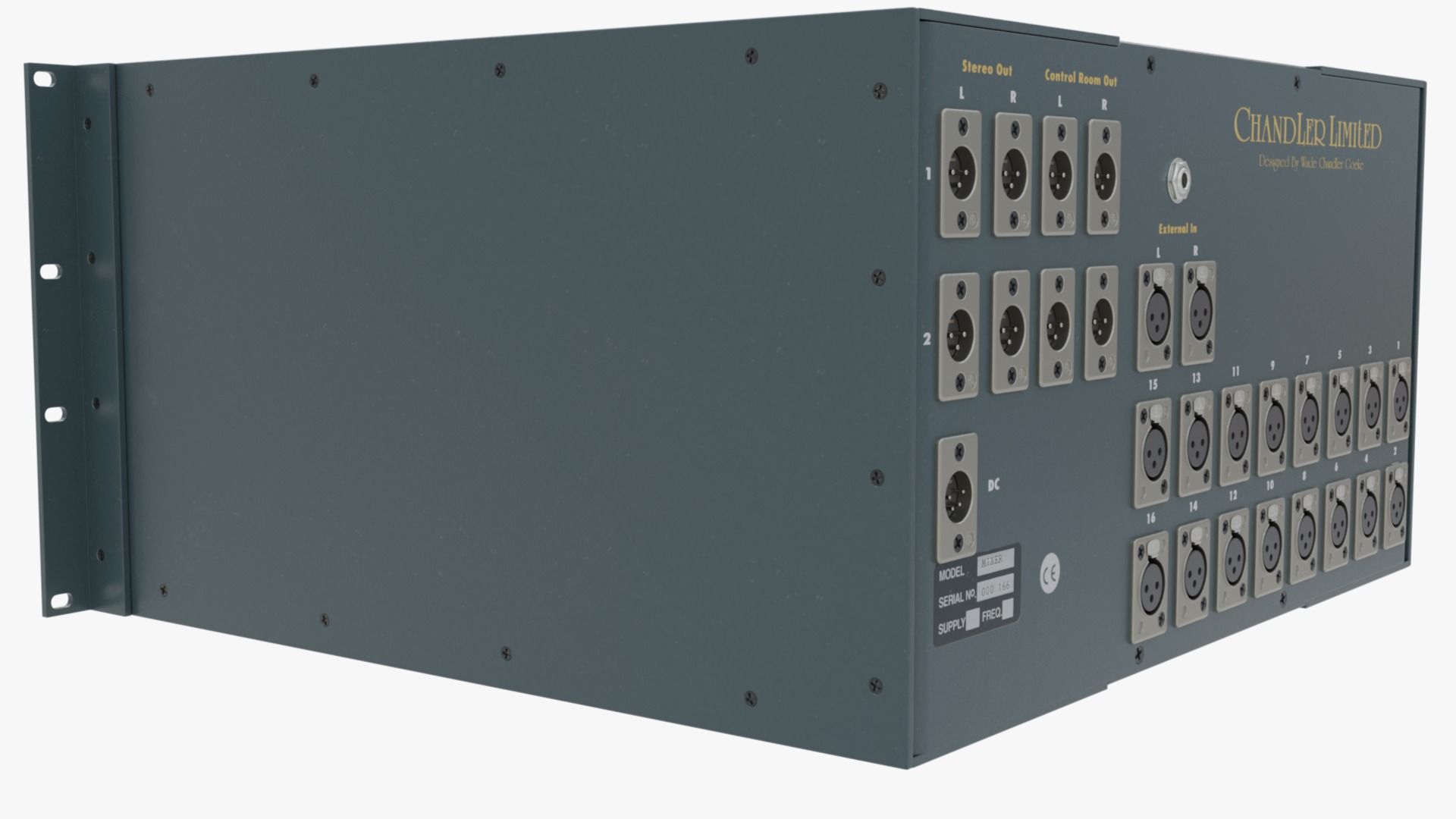 Chandler Limited TG Mini Rack Mixer 3D model_3