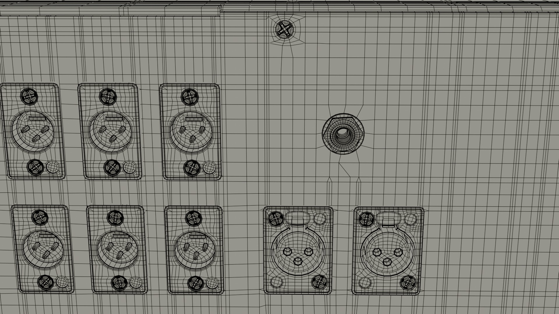 Chandler Limited TG Mini Rack Mixer 3D model_15
