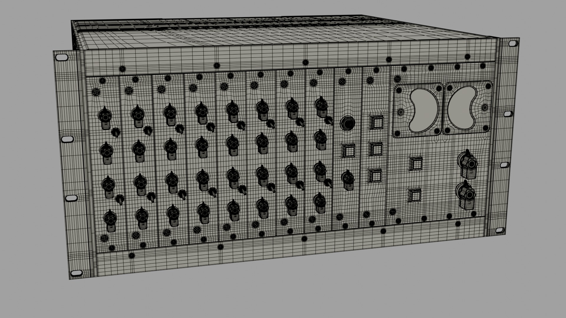 Chandler Limited TG Mini Rack Mixer 3D model_12