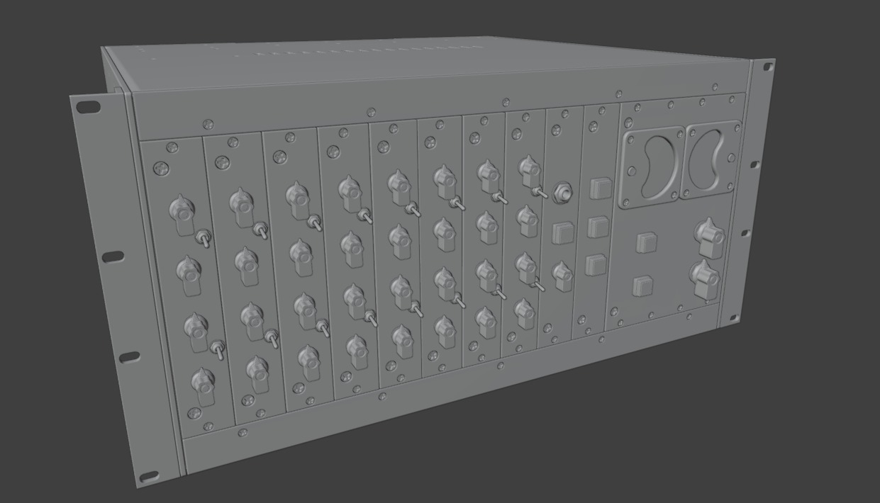Chandler Limited TG Mini Rack Mixer 3D model_8