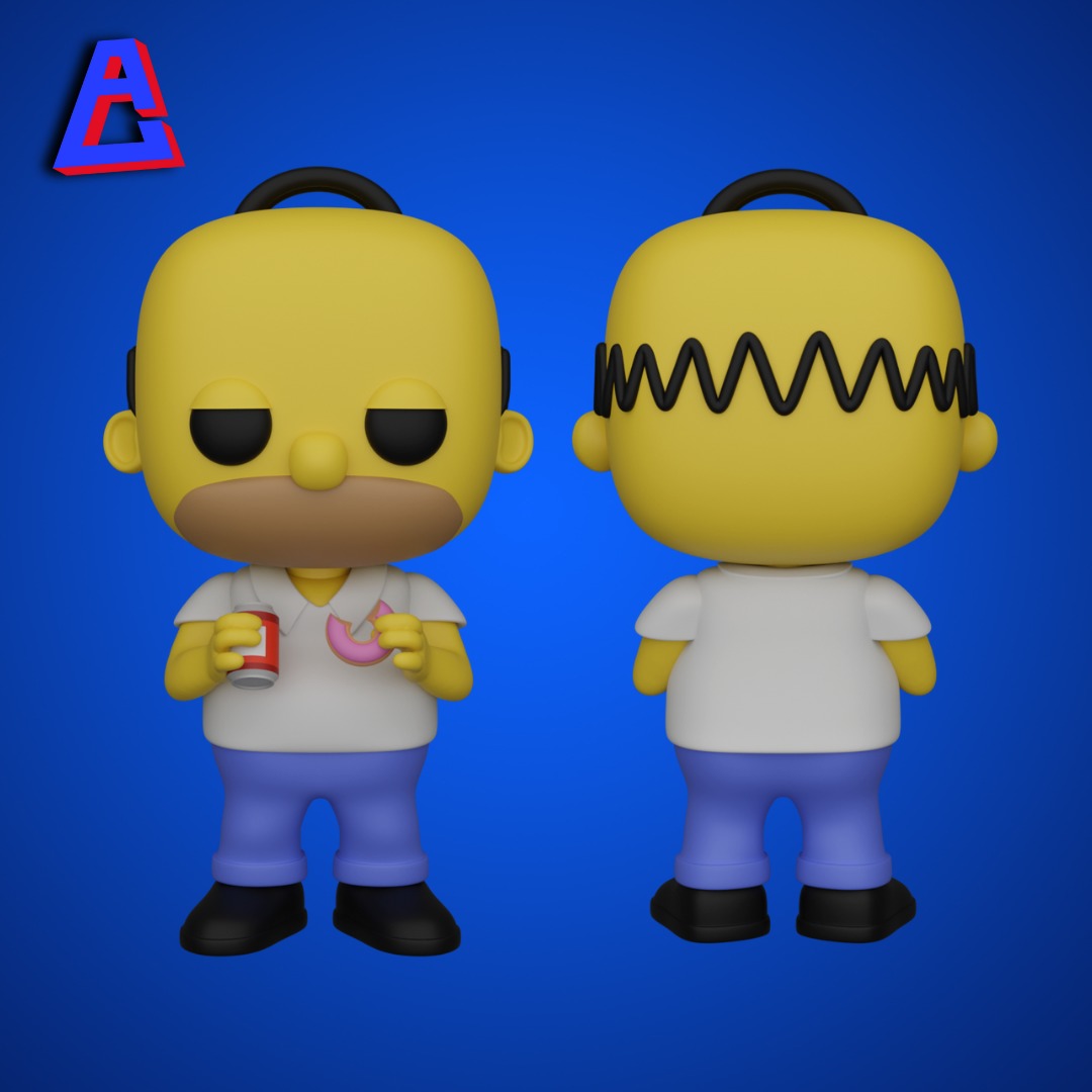 The Simpsons Collection Funko Pop 3D print model_1
