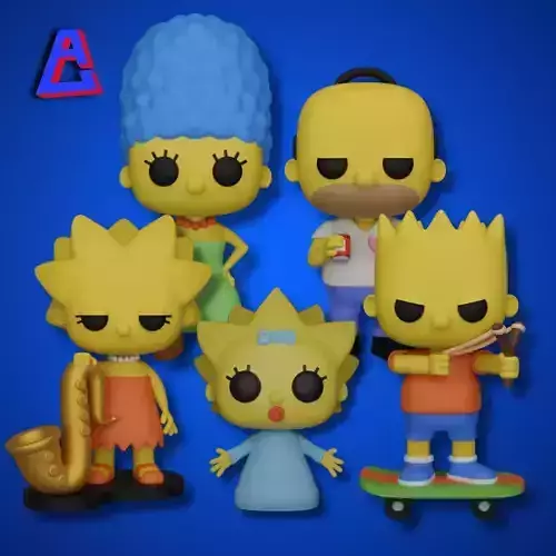 The Simpsons Collection Funko Pop 3D print model