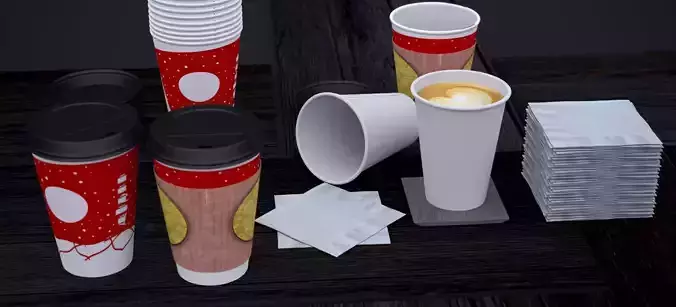 CAFE LATTE BEVERAGE HOLIDAY CUP 2024