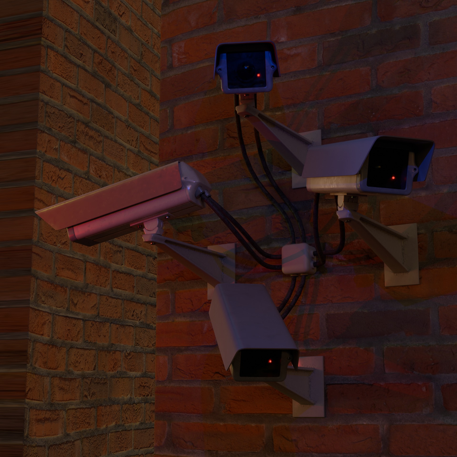 surveillance camera Free 3D model_1