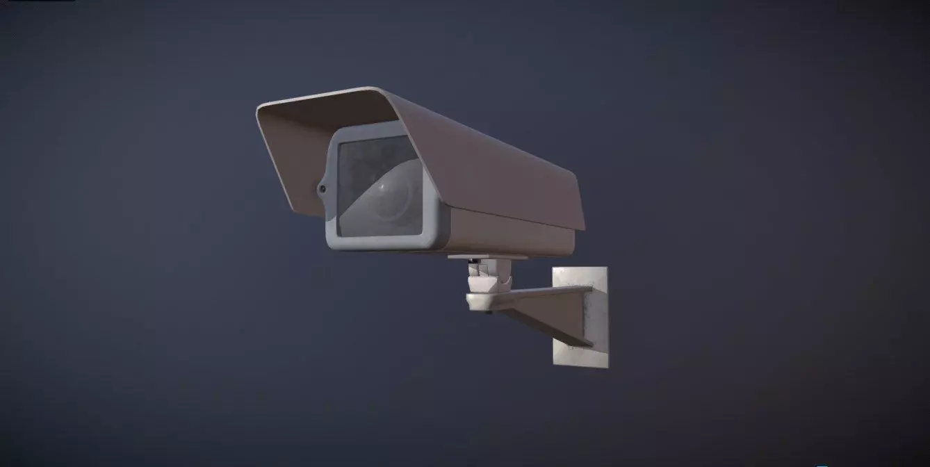 surveillance camera Free 3D model_0
