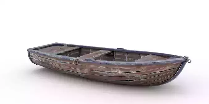 Realistic 3D Boat Model