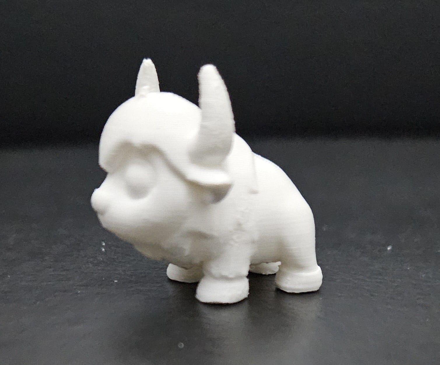 Cute Cartoon Bison 3D print model_6