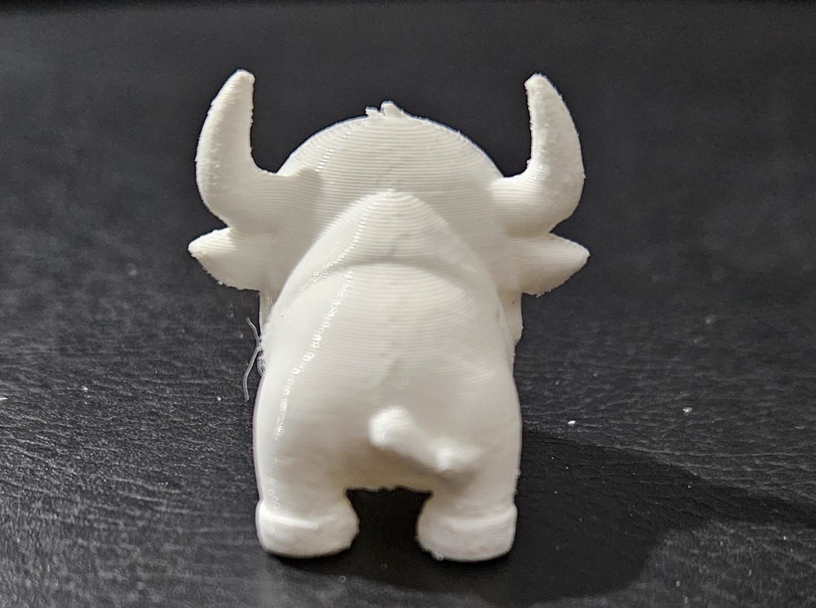 Cute Cartoon Bison 3D print model_10