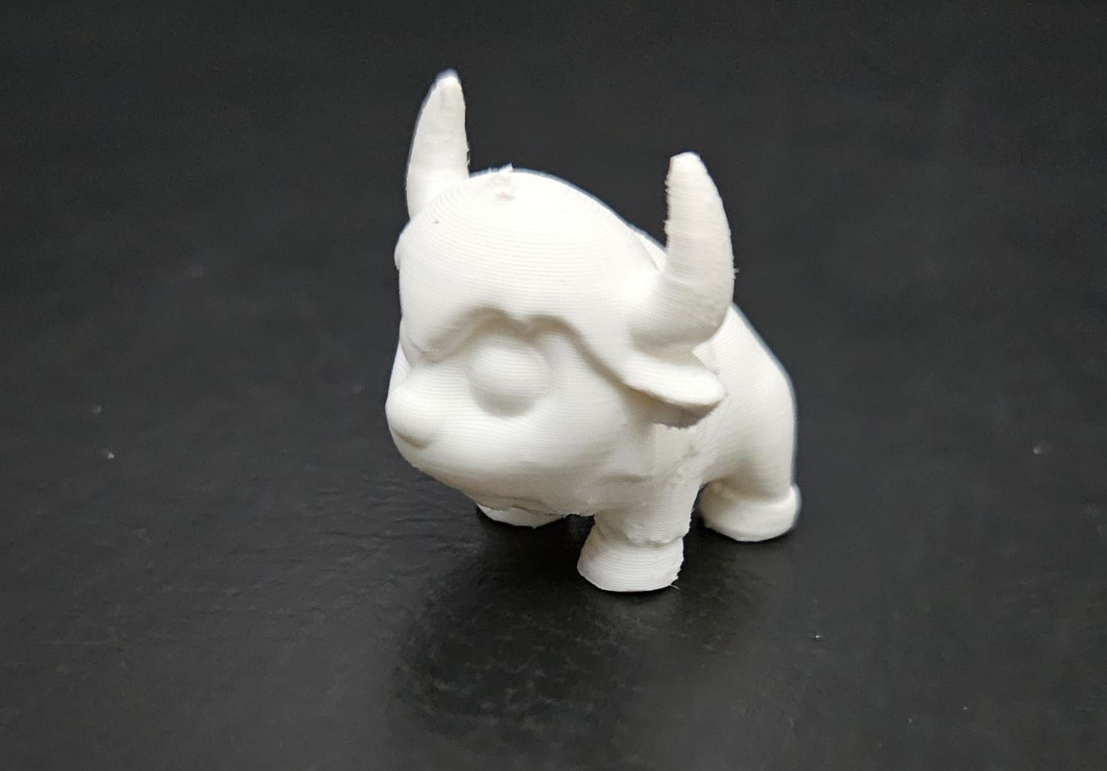 Cute Cartoon Bison 3D print model_7