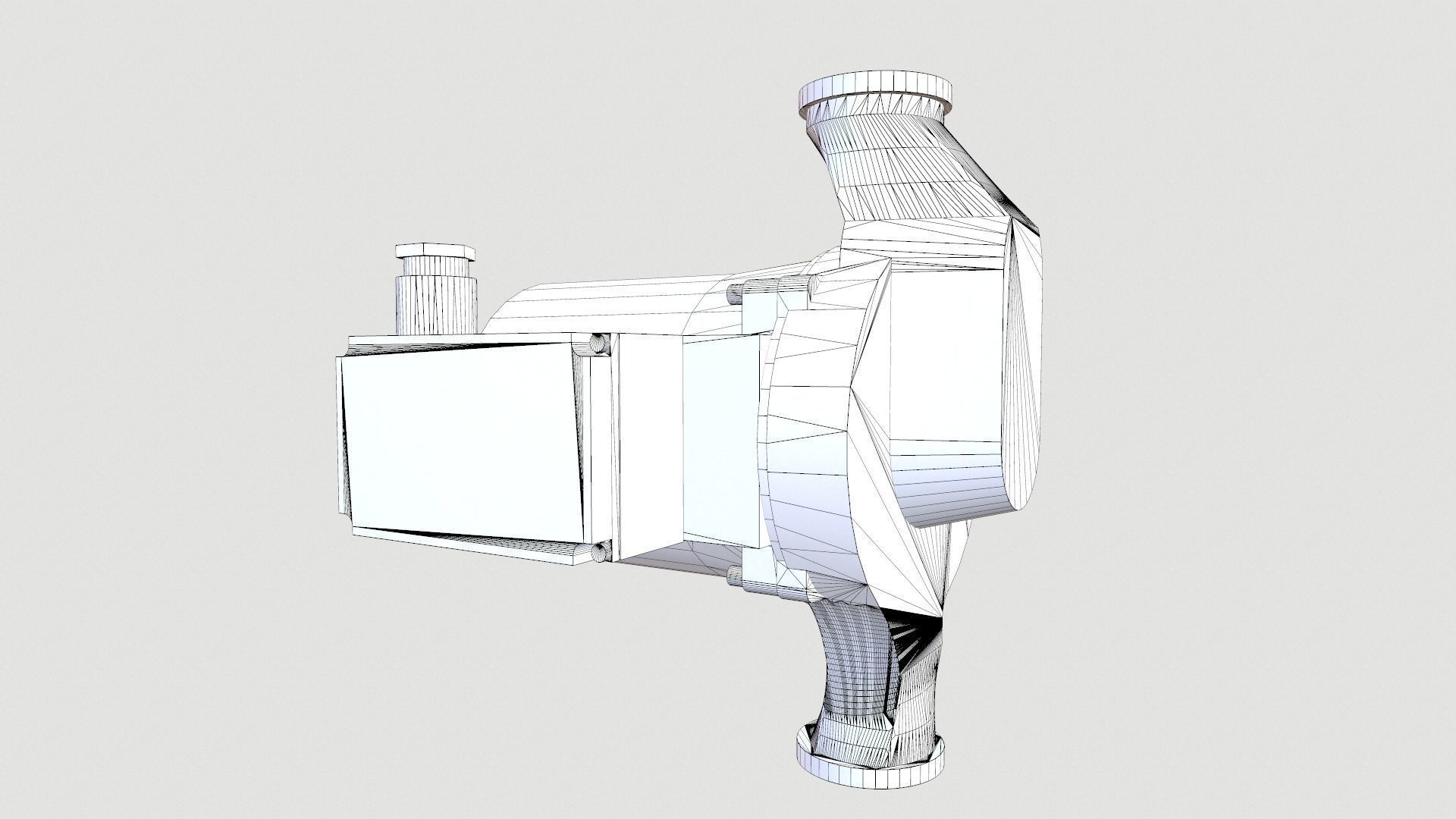 Pump 3D Model Low-poly 3D model_8