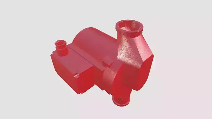 Pump 3D Model Low-poly 3D model