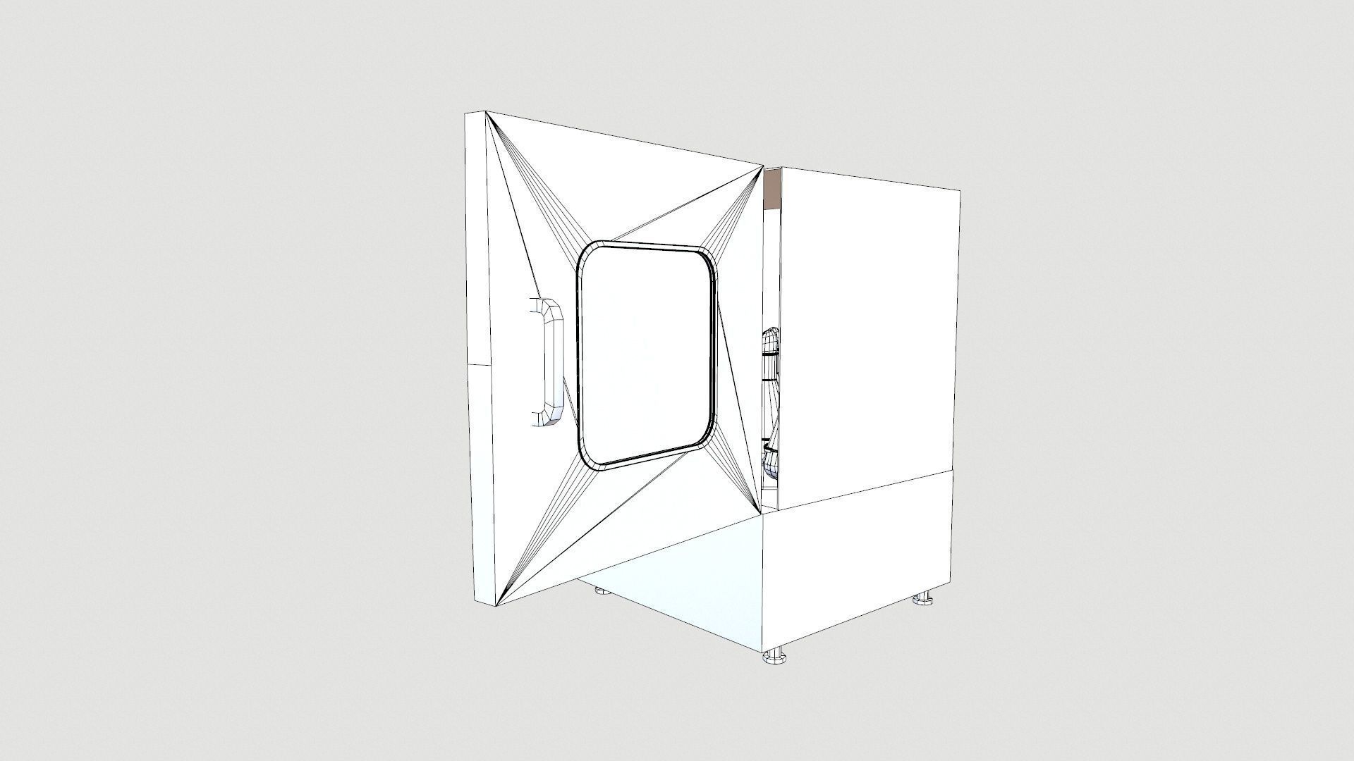 Incu-Shaker With Non-Slip Rubber Flat Mat Platform Low-poly 3D model_13