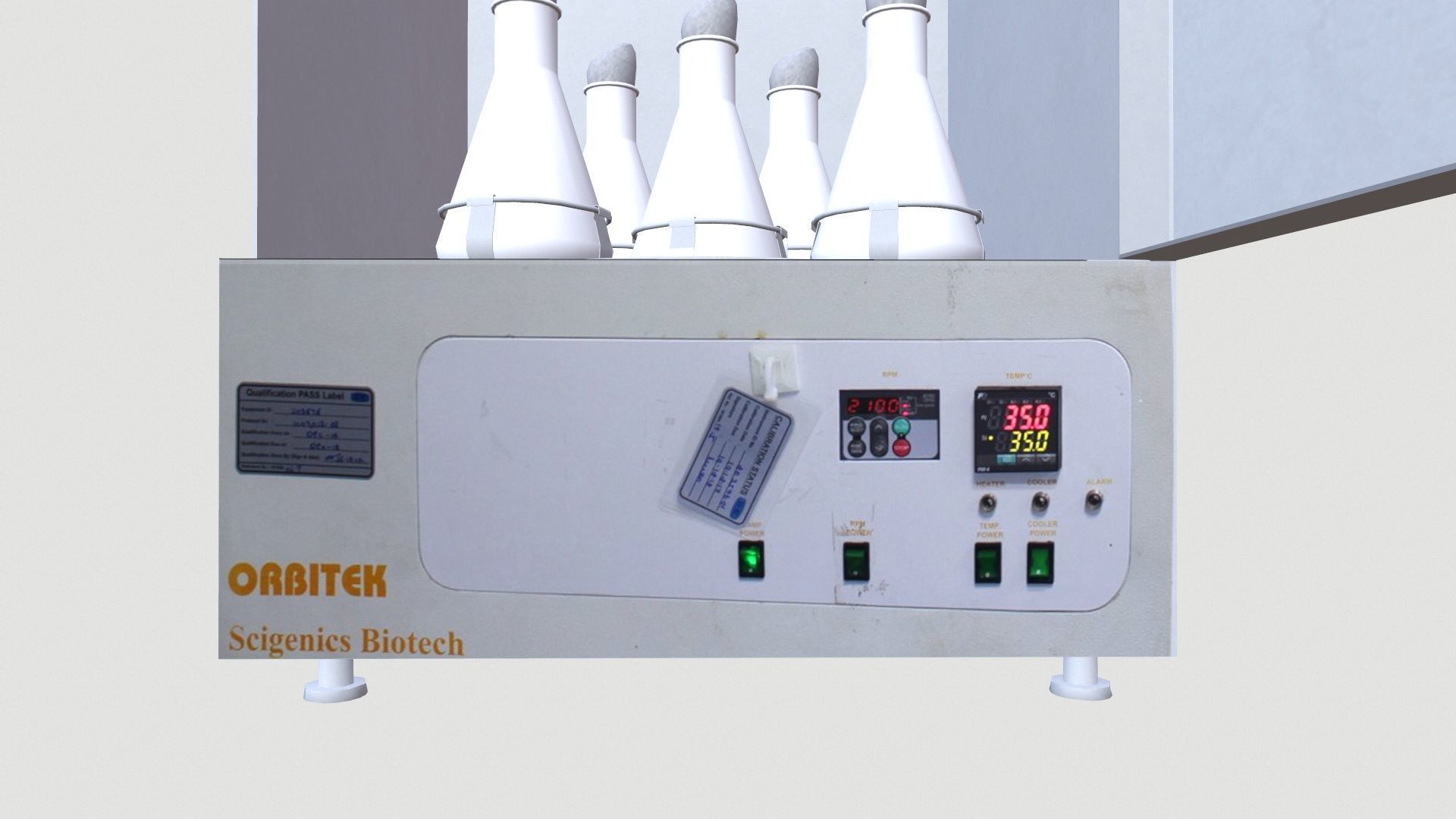 Incu-Shaker With Non-Slip Rubber Flat Mat Platform Low-poly 3D model_6