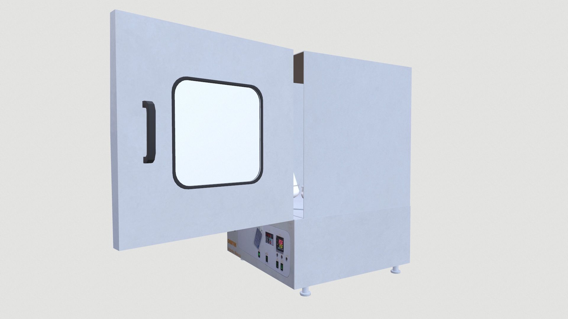 Incu-Shaker With Non-Slip Rubber Flat Mat Platform Low-poly 3D model_3